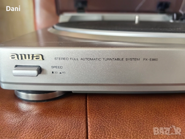 Грамофон Aiwa PX-E860 вграден Riaa коректор, снимка 3 - Грамофони - 52412053