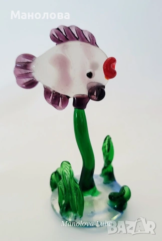 Колекция от миниатюрни скулптури от стъкло. , снимка 2 - Други ценни предмети - 53123851