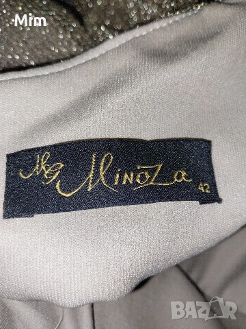 42 Златиста къса рокля , снимка 6 - Рокли - 53561103