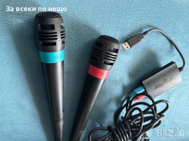Оригинални микрофони Singstar за плейстейшън playstation, снимка 6 - Аксесоари - 51362506