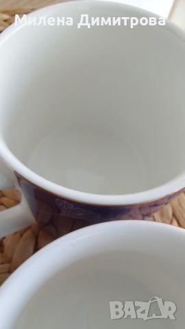 Комплект чаши от костен порцелан Гинко Билоба 300 мл, снимка 9 - Чаши - 45351158