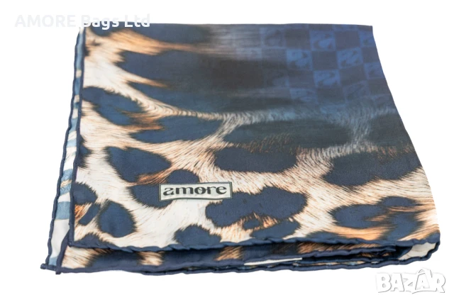 Елегантен дамски шал AMORE Carlotta, 90смх90см, снимка 6 - Шалове - 50659622