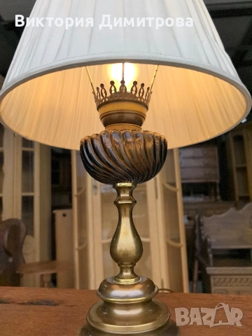 Настолна лампа Амбър, снимка 2 - Настолни лампи - 53586904