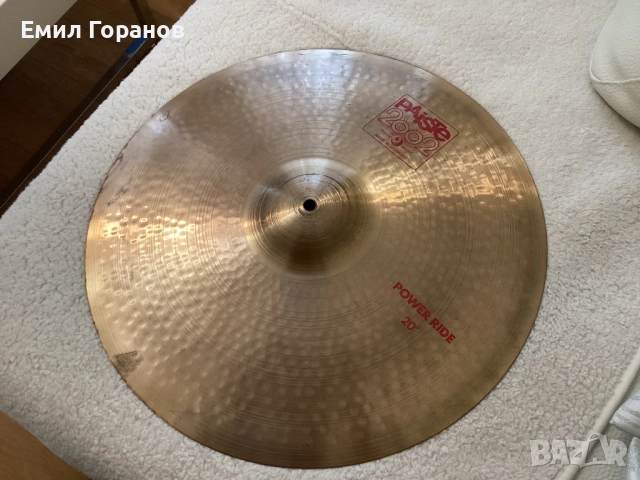 PAISTE и Sabian ride 20”, снимка 4 - Ударни инструменти - 52717741