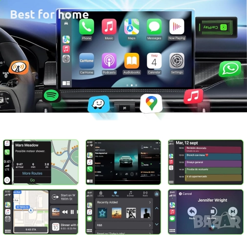 Безжичен Carplay адаптер за iPhone Lyssiefeel, снимка 5 - Аксесоари и консумативи - 52953666