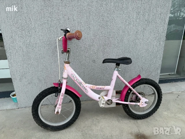 Детско розово колело 14 цола, снимка 7 - Велосипеди - 50656782