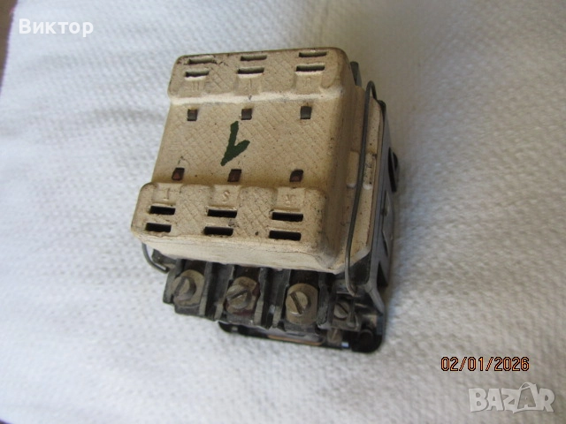 Трифазен контактор КВ-25, снимка 5 - Резервни части за машини - 52953546