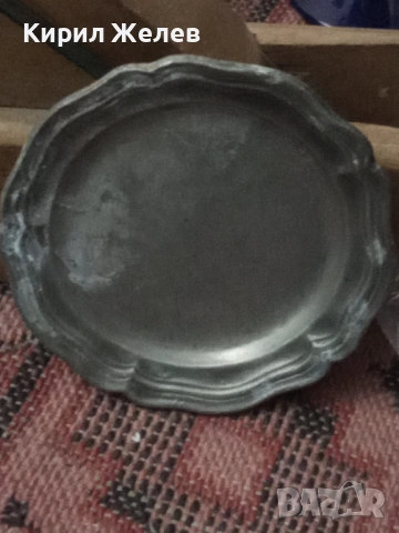 Антична калаена чиния 54305, снимка 6 - Антикварни и старинни предмети - 53624745