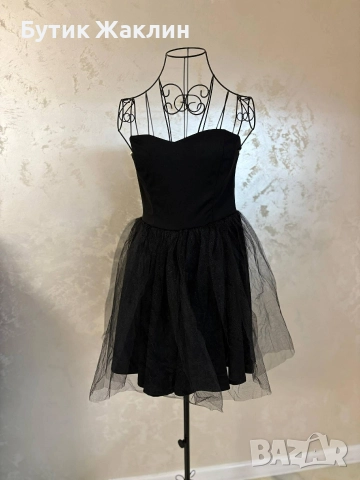 Дамска рокля с тюл, снимка 2 - Рокли - 52672380