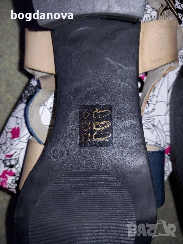 Чисто нови необувани сандали на ток от естествена кожа, снимка 9 - Сандали - 53992442