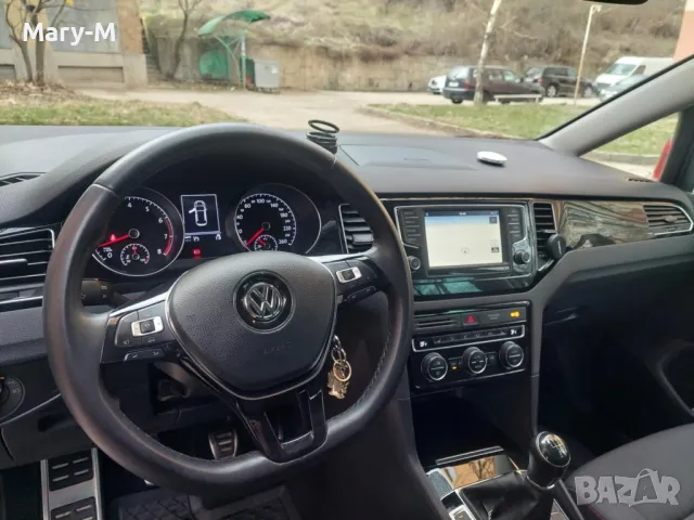 VW Golf Sportsvan 1.4 TSI 2017 – 150 к.с. - 6 с.к. – 105,000 км Нов Внос, снимка 12 - Автомобили и джипове - 48951506