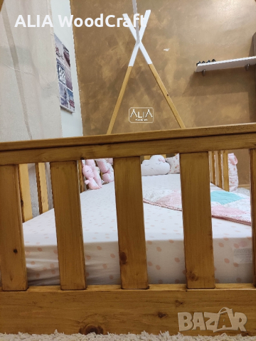 Детско легло ТИПИ | НОВ модел Монтесори: ТИПИ++ | Легло къщичка | легло от дърво, снимка 5 - Мебели за детската стая - 45037097