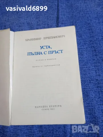 Бранимир Шчепанович - Уста, пълна с пръст , снимка 4 - Художествена литература - 50155632