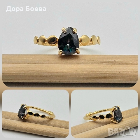 Сребърен пръстен: "Мистик", снимка 3 - Пръстени - 52672776