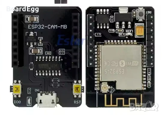 ESP32 CAM модул с програматор и външна антена, снимка 2 - Друга електроника - 51172301