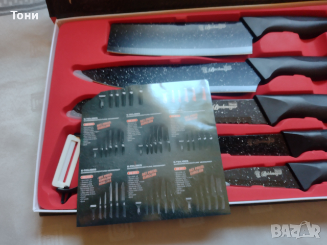 Bachmayer Design by Germany комплект нови ножове модел BM-6600., снимка 6 - Прибори за хранене, готвене и сервиране - 44952015