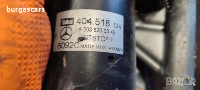 Механизъм чистачки A 203 820 03 42 Mercedes C220 W203 - 80лв, снимка 3 - Части - 50543112