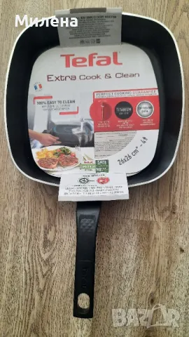 Грил тиган Tefal 26×26 см., снимка 1 - Съдове за готвене - 47774728