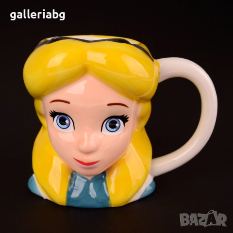 3D керамична чаша принцеса Алиса в Страната на чудесата (Alice in Wonderland) – 200 мл