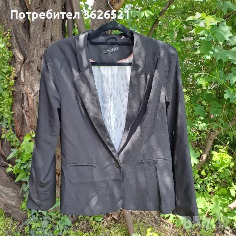Дамско право сако Atmosphere, черно, размер 42, снимка 6 - Сака - 39481819