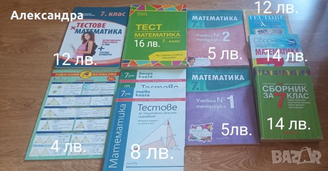 Учебни помагала за 7 клас , снимка 5 - Учебници, учебни тетрадки - 46317661