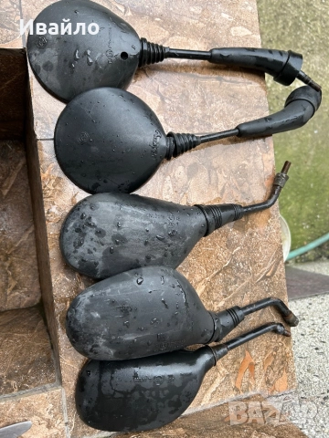 5 бр. огледала за мотопед, скутер , снимка 2 - Части - 52562452