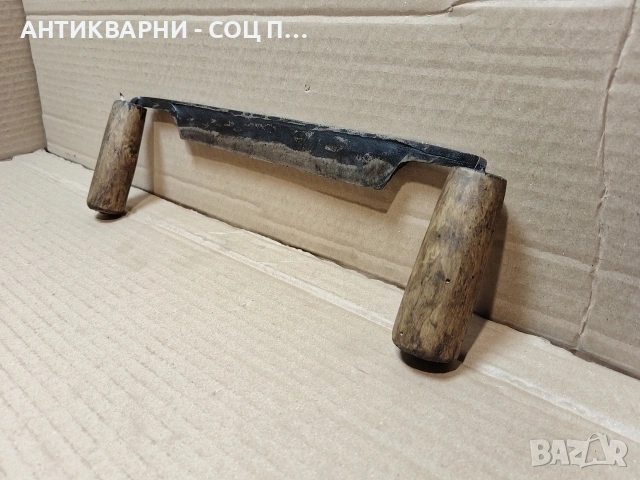 Стар Кован Рукан, Дърводелски Нож За Белене На Дърво. / НОМЕР 1778.