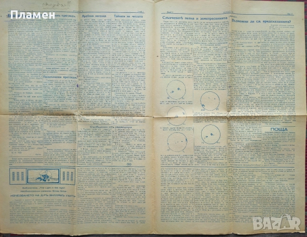 Животъ. Седмичникъ отъ живота за живота. Год. 1: Бр. 1, 4, 7, 9, 10 / 1929, снимка 2 - Антикварни и старинни предмети - 52753413