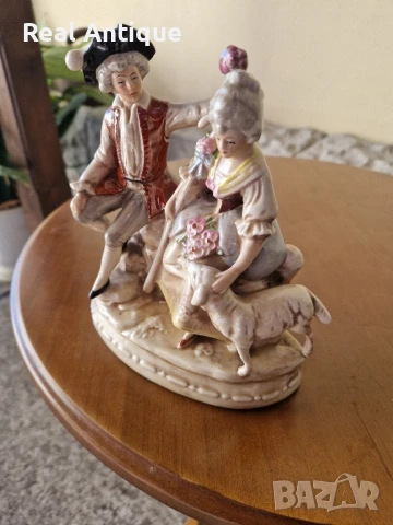 Стара рядка антикварна колекционерска порцеланова фигура Royal Copenhagen , снимка 5 - Колекции - 50687664