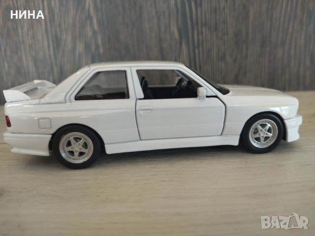 Метална количка BMW M3 1987 !!!, снимка 3 - Колекции - 46491472