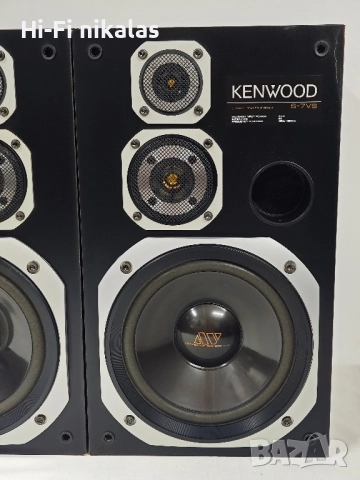 стерео тонколони ретро Hi-Fi KENWOOD S-7VS, снимка 3 - Тонколони - 51664545