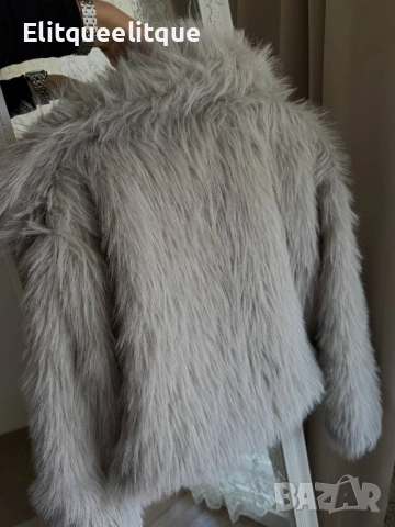 пухено палто, снимка 6 - Палта, манта - 52238434