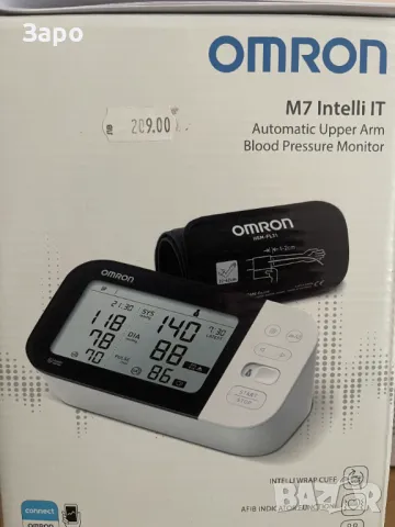 Нов апарат за кръвно Omron M7 Intelli IT, снимка 1 - Друга електроника - 48463744