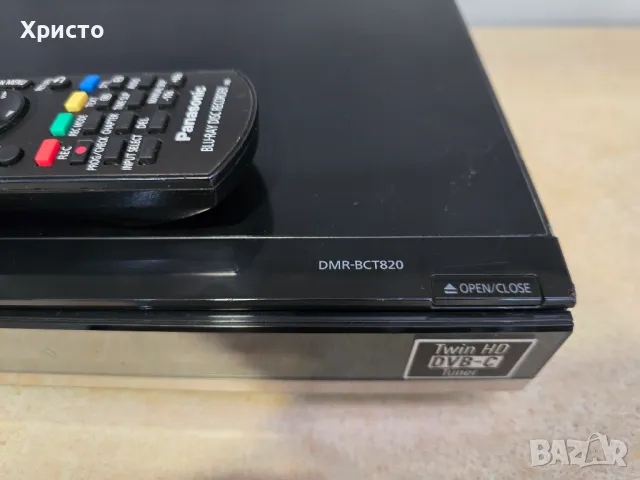 🔊Panasonic DMR-BCT820EG 💿BLURAY RECORDER TWIN HD DVB-C 3D WLAN DLNA,  (HD DVB-C 3D WLAN DLNA), снимка 5 - Плейъри, домашно кино, прожектори - 49022872