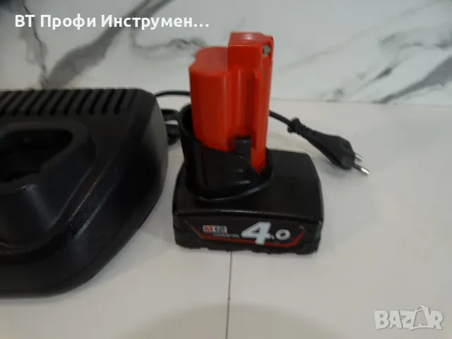 Milwaukee M12 CC + 4.0 Ah - Акумулаторна резачка за сноп кабели, снимка 11 - Други инструменти - 47763761