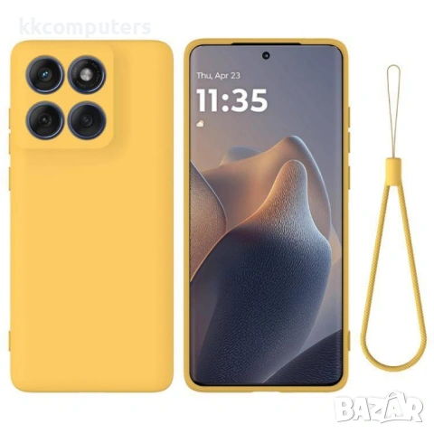 Защитен силиконов калъф за Motorola Moto G67 Power 5G / G57 Power 5G - Плътен цвят, Удароустойчив, В, снимка 2 - Резервни части за телефони - 53354565