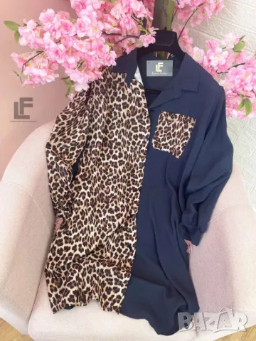 Рокля LFS Mixed Blue 9656  , снимка 4 - Рокли - 50434638