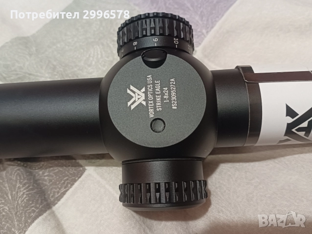 Vortex strike eagle 1-8x24 гонкаджийска оптика, снимка 6 - Оборудване и аксесоари за оръжия - 52606058