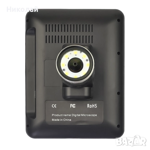 Микроскоп цифров с 7'' монитор и статив Andonstar AD206, снимка 7 - Друга електроника - 52288590