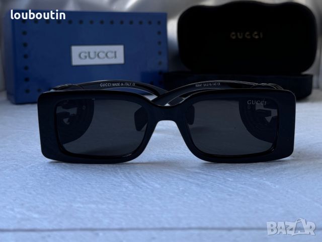 Gucci 2024 дамски слънчеви очила правоъгълни GG1325, снимка 4 - Слънчеви и диоптрични очила - 46508011