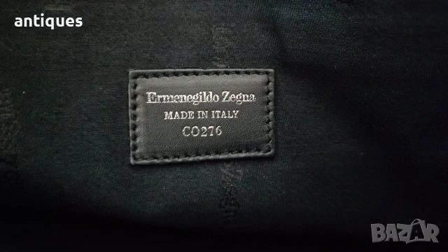 Мъжка чанта - Ermenegildo Zegna - естествена кожа - Made in Italy, снимка 8 - Чанти - 53267725