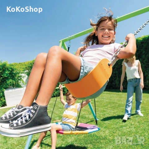 Люлка с метална стойка-254x235x200 см./двойна люлка с метална стойка, снимка 4 - Други - 51946638