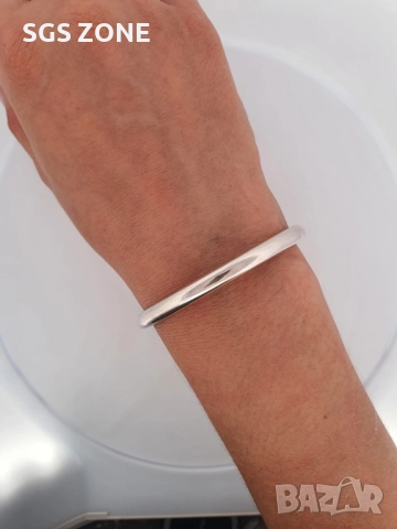 СРЕБЪРНА ГРИВНА 925 С ТАЙЛАНД, снимка 2 - Гривни - 52373267