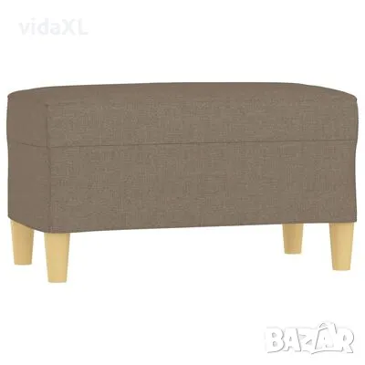 vidaXL Пейка, Таупе, 70x35x41 см, плат(SKU:349374), снимка 2 - Градински мебели, декорация  - 49222399