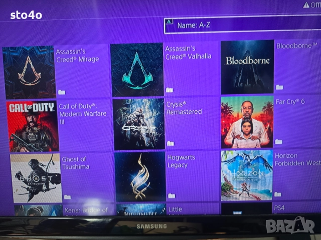 Хакнат Playstation 4 инсталирани игри 1тб хард