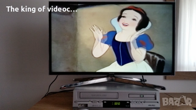 Видеокасета " Снежанка,Бъгс Бъни, Дафи Дък , Порки  VHS, снимка 4 - Други жанрове - 53401675