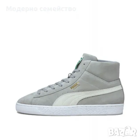 Унисекс кецове PUMA Suede Mid XXI Sneakers Grey, снимка 4 - Кецове - 46873759