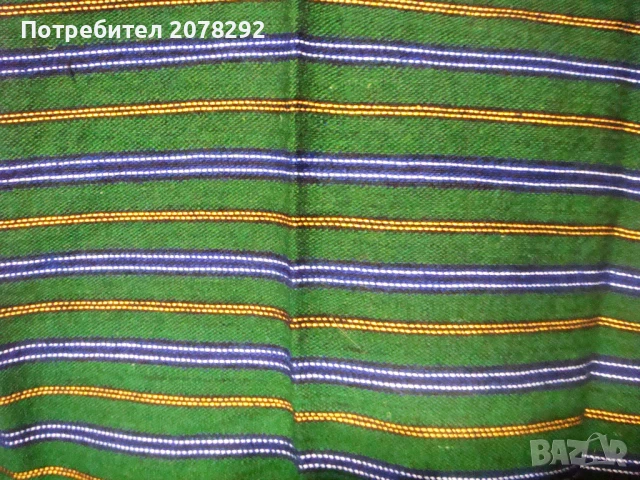 Пет ръчно тъкани стари вълнени покривки, снимка 10 - Покривки за маси - 50938458