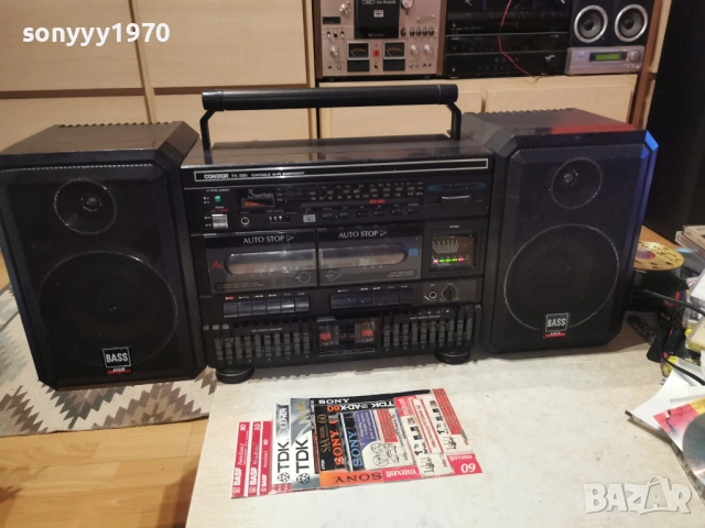 CONDOR FK 889 ОГРОМЕН КАСЕТОФОН 1403261939LCHERY1, снимка 4 - Радиокасетофони, транзистори - 53840056
