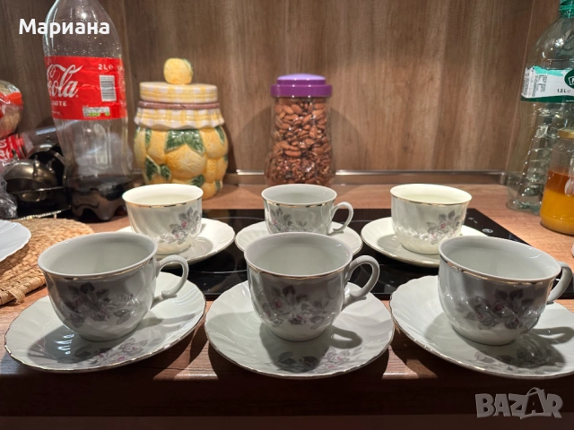 Продавам нов порцеланов сервиз за чай, снимка 3 - Сервизи - 53587320